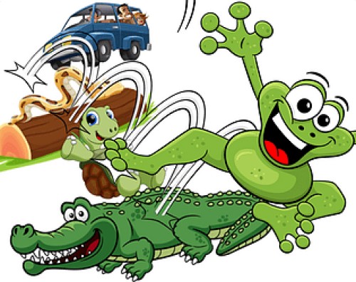 Arcade action frog - Frogger
