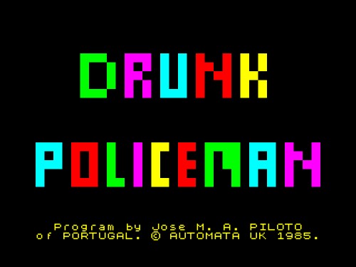 Drunk Policeman