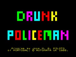 Drunk Policeman