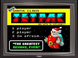 Evil Santa Claus Jetpack