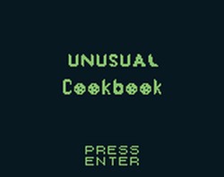 Unusual Cookbook